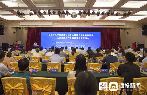 東營舉辦全省軟件產(chǎn)品供需對接大會暨項目基金對接論壇